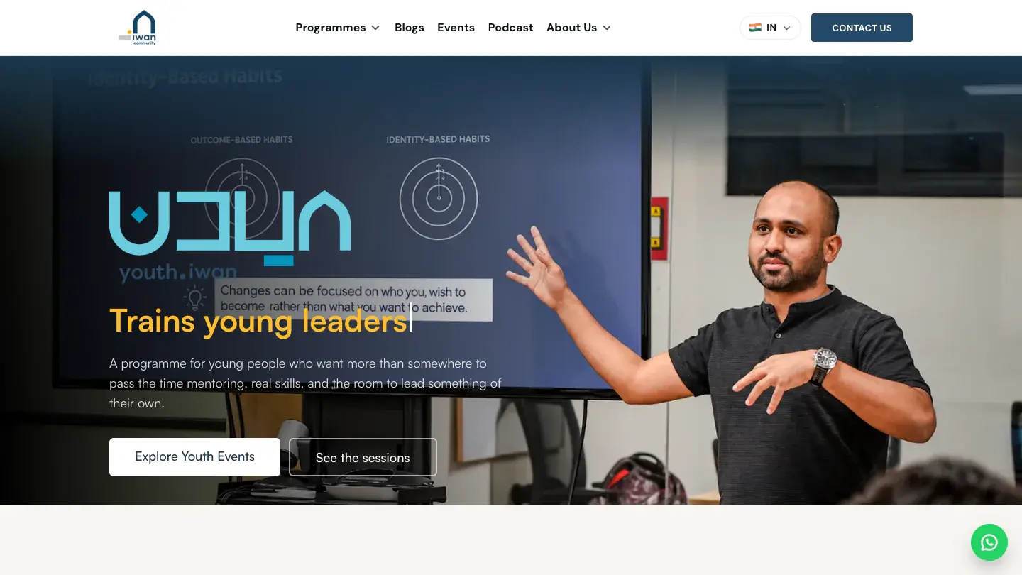 Iwan Youth programme page