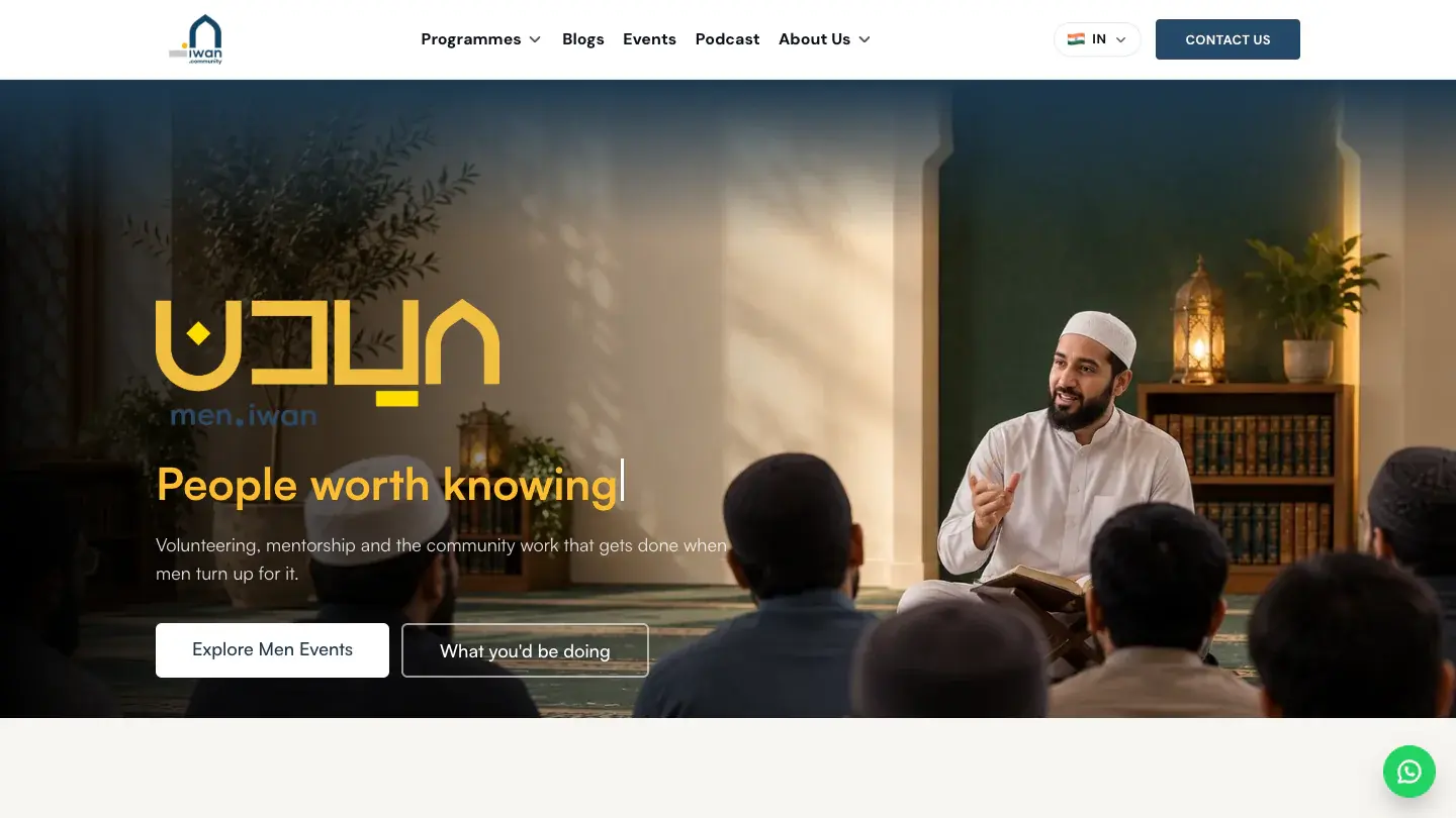 Iwan Men programme page
